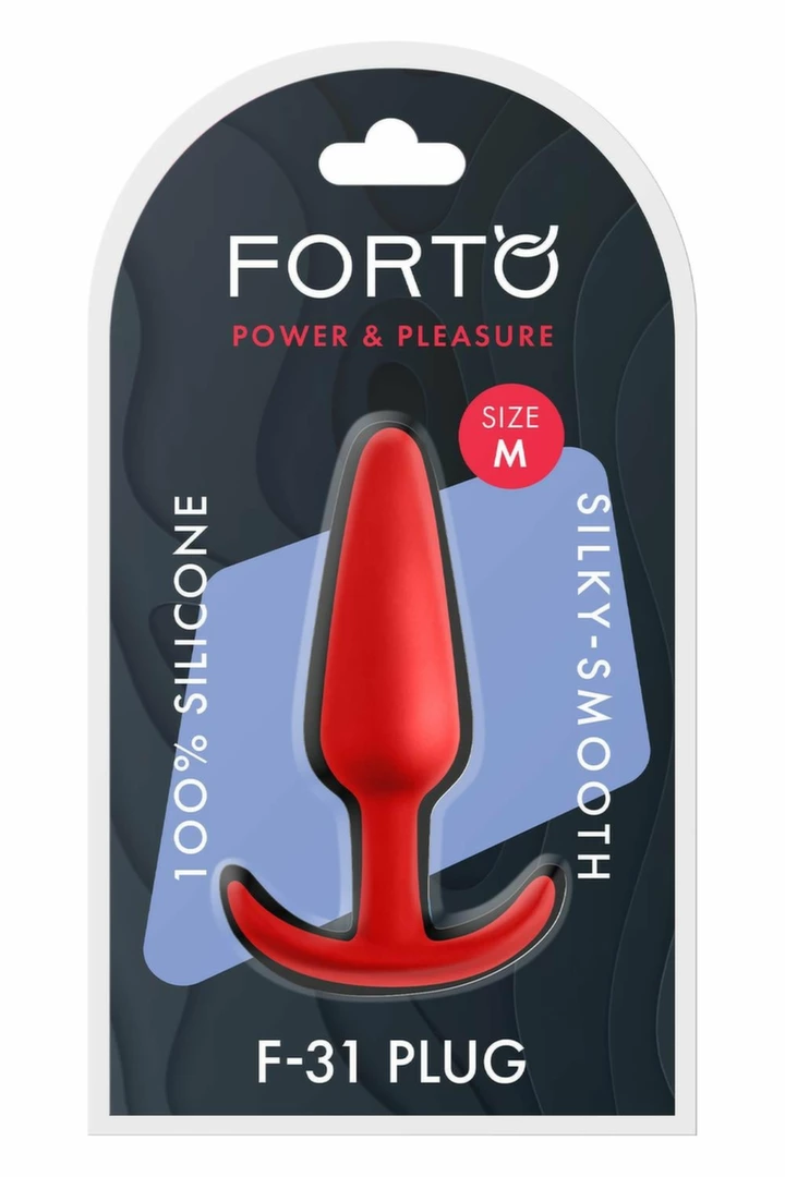 FORTO F-31 Plug Medium Red Premium Silicone Flexible Anchor Base