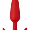 FORTO F-31 Plug Medium Red silikonowy anatomiczny korek Å›redni