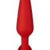 FORTO F-31 Plug Medium Red Premium Silicone Flexible Anchor Base. Butt plug. See functions