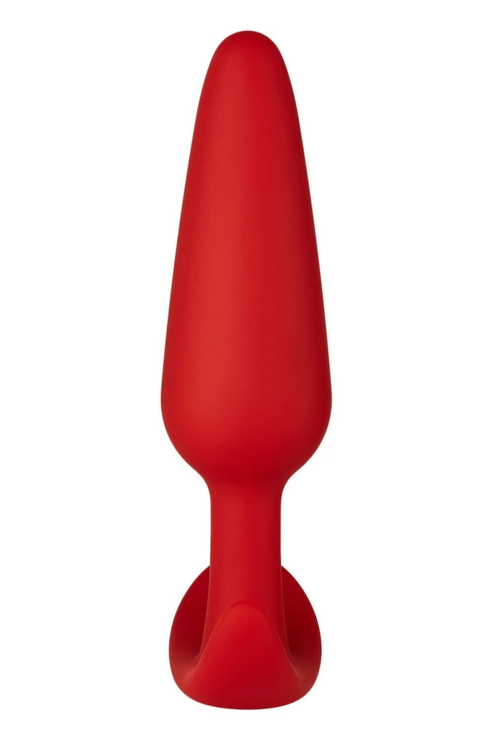 FORTO F-31 Plug Medium Red Premium Silicone Flexible Anchor Base. Butt plug. See functions