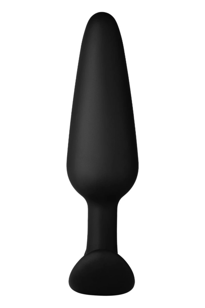 FORTO F-31 Plug Large Black Premium Silicone Flexible System. Butt plug. See functions