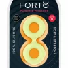 FORTO F-81 Double Ring 47mm Glow Premium Silicone System - Anelma sextoys