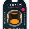 FORTO F-22 D Ring Large Black Premium Silicone System - Anelma sextoys