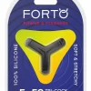 FORTO F-59 Black Tri Functional Silicone Ring Adjustable System - Anelma sextoys