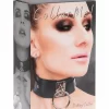 KINKY DIVA O-RING COLLAR czarny/srebrny