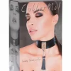 KINKY DIVA Teasing Tassel Collar czarny/srebrny