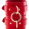 Kinky Diva High Gloss Wrist Cuffs Red Vegan Leather Kinky Diva High Gloss Wrist Cuffs Red Vegan Leather