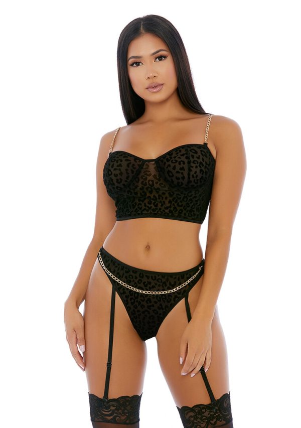 Chain Me Up - Bustier Set - L