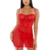 Sheer Intimacy - Mesh Bustier Set - S