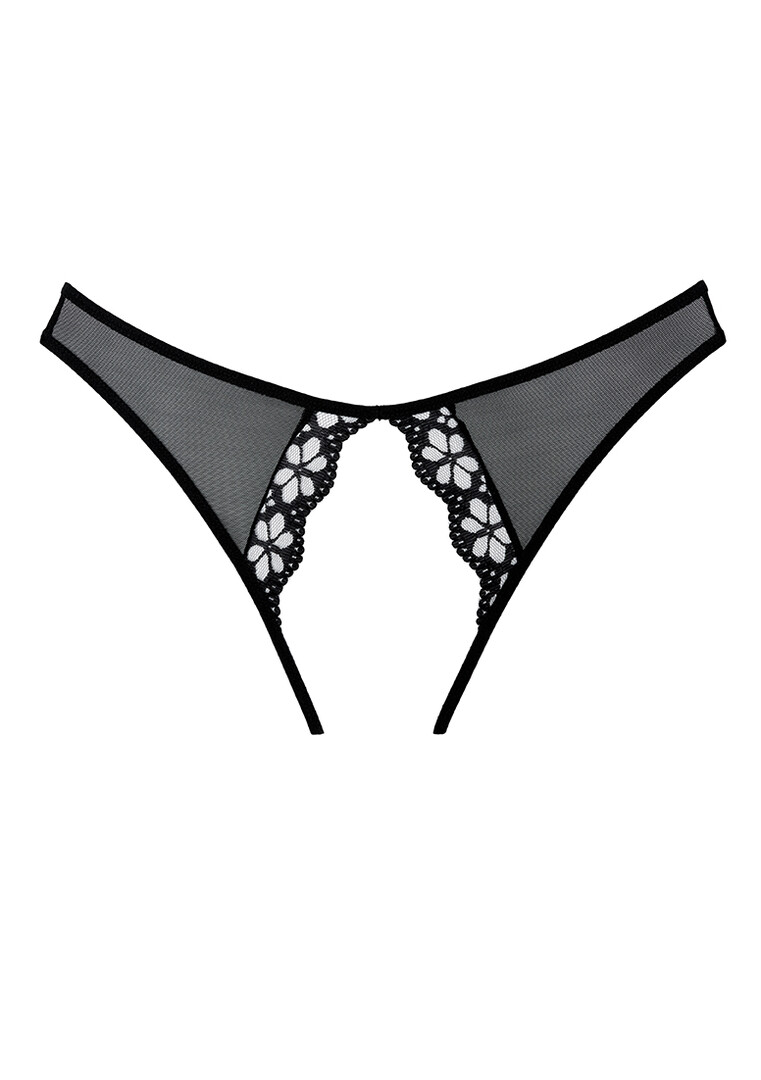 Best-selling styleCrotchlessOuvert styleSoft materialLace trim/