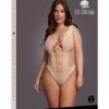 Teddy with a combination opaque and netKnitted patternsSoft and stretchyThis style fits size XS-4XLHand wash or hand wash programme