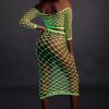 this ensemble adds a touch of allure and mystery as it lights up the night