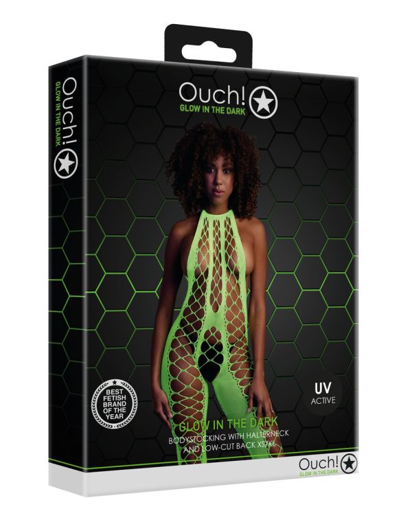 Showstopper Halterneck: The Neon Bodystocking with Halterneck is a true showstopper