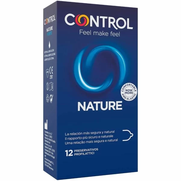 CONTROL Adapta Nature 12-Pack Transparent Latex Safety