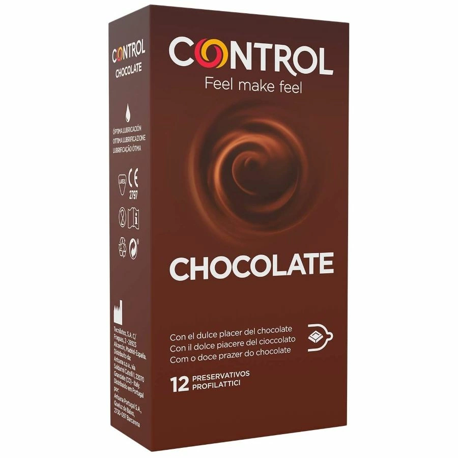 CONTROL Adapta Chocolate Flavored Anatomical Latex Condoms