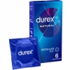 Durex Natural Classic Easy-On 6-Pack Anatomical Latex System