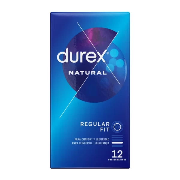 Durex Natural Plus Easy-On Latex Protection 12-Pack