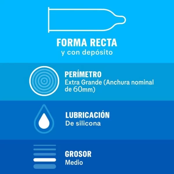 Durex Natural 12-Pack - Extra Large Comfortable Latex System XL. Condoms. See formula