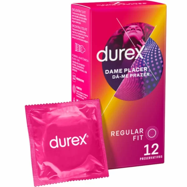 Durex Dame Placer 12-Pack Premium Latex Textured Condoms