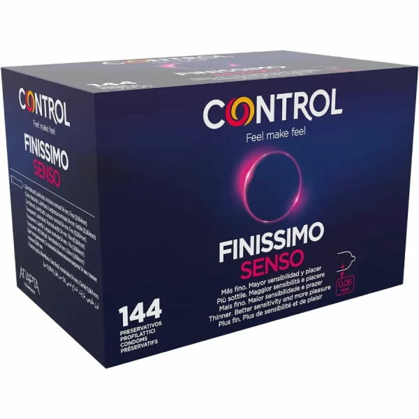CONTROL Adapta Senso 144 pcs - Ultra-Thin Anatomical Latex