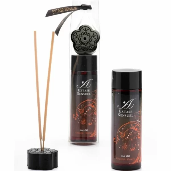 Extase Sensual Chocolate & Orange Warming Massage Oil 100ml