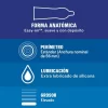 Durex Extra Seguro 12-Pack - Enhanced Protection Latex Condoms 56mm. Product details include formula