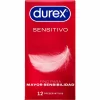 Durex Soft & Sensitive 12-Pack Anatomical Thin Latex Condoms