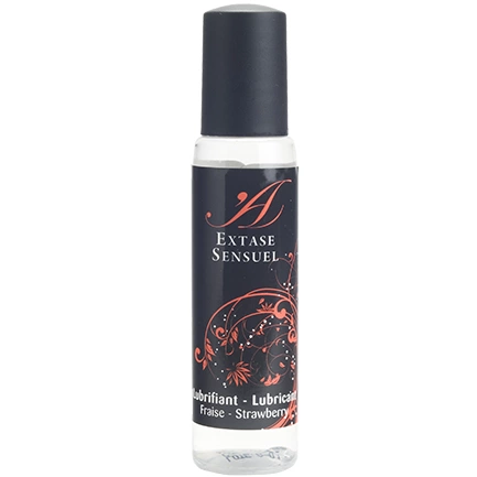 Extase Sensual Strawberry Water-Based Lubricant 35ml Travel