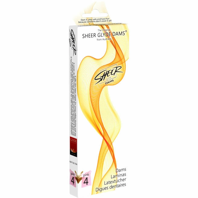 GLYDE Sheer Glyde Latex Barrier Sheets Strawberry 25x15cm - Anelma GLYDE Sheer Glyde Latex Barrier Sheets Strawberry 25x15cm 4pcs. Condoms. See formula