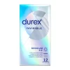 Durex Invisible Extra Thin 12-Pack - Ultra-Fine