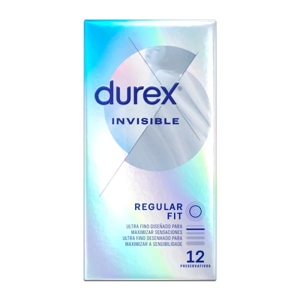 Durex Invisible Extra Thin 12-Pack - Ultra-Fine