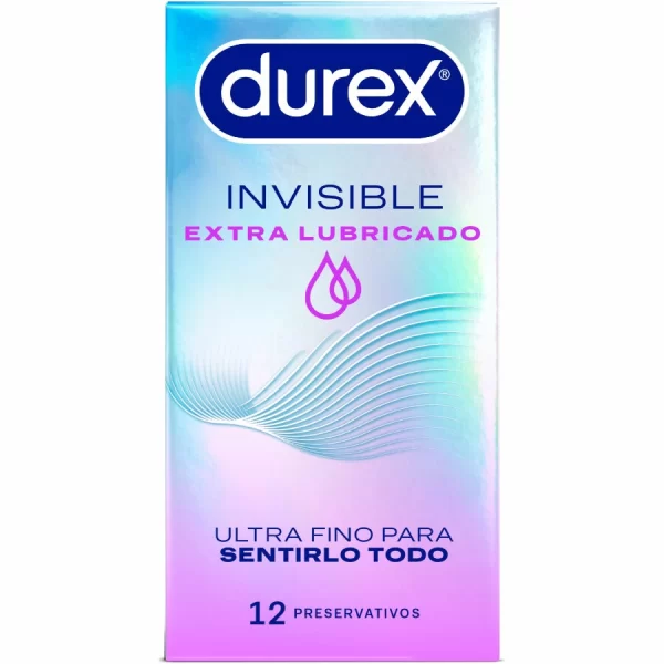 Durex Invisible Extra Lubricated 12 pcs