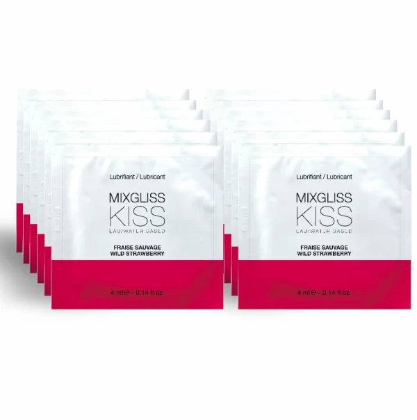 Mixgliss Water-Based Lubricant Strawberry 12x4ml Single-Dose