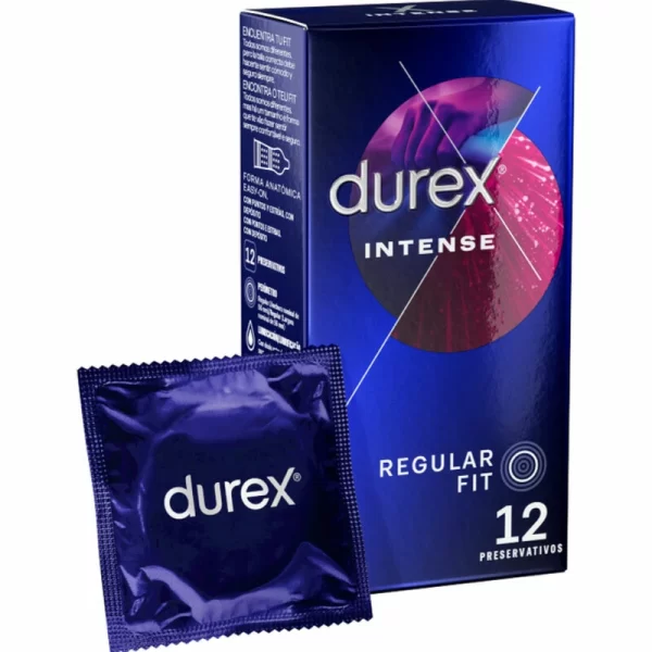 Durex Intense Ribbed & Dotted Condoms with Stimulating Gel