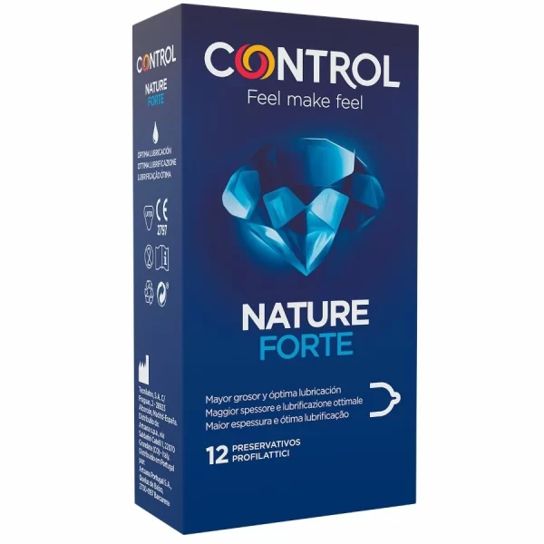 Control Forte 12 pcs Anatomical Latex Protection