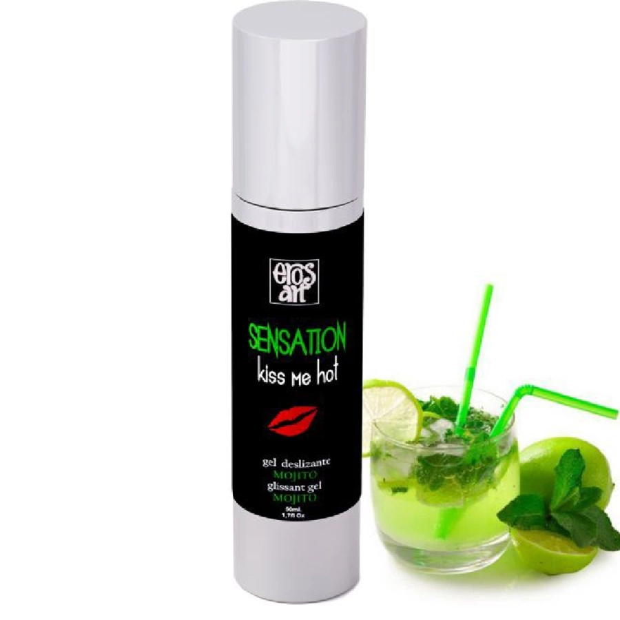 EROS-ART Sensattion Natural Lubricant Mojito Aroma 50ml Aloe Vera - Anelma EROS-ART Sensattion Natural Lubricant Mojito Aroma 50ml Aloe