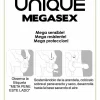 UNIQ MEGASEX Latex-Free Sensitive Condoms 3-Pack Ultra-Thin Flexible. See formula