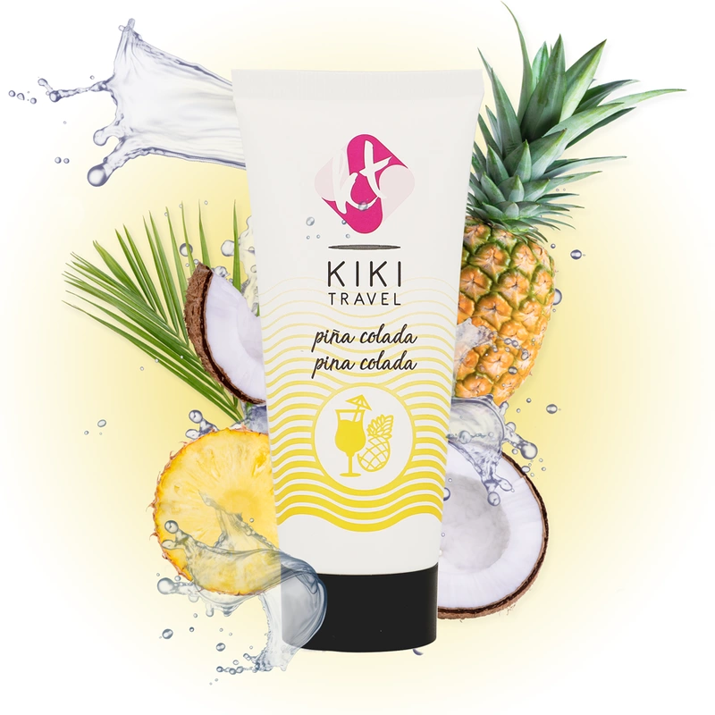 Kiki Travel Lubricant Pina Colada 50ml - Vegan - Anelma Kiki Travel Lubricant Pina Colada 50ml