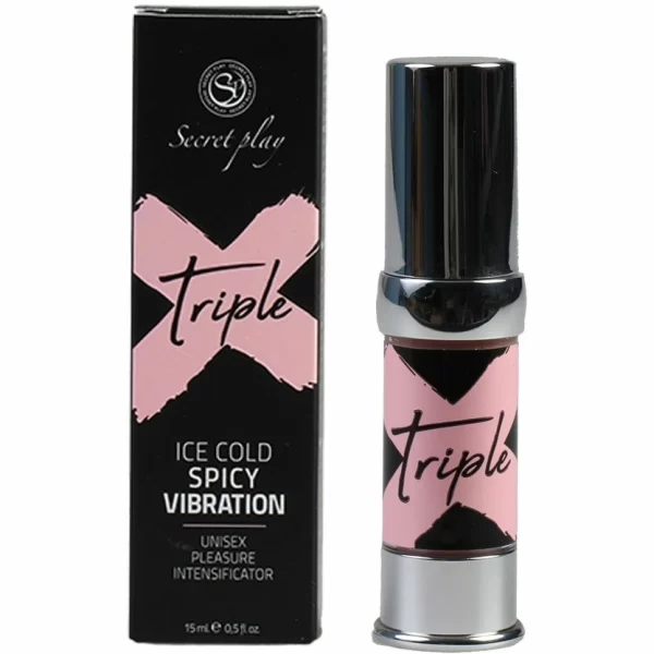 Secret Play Triple X Unisex Gel Multi-Effect Airless 15ml