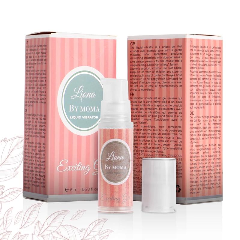 Liona by Moma Liquid Vibrator Exciting Gel 6ml - Fast Absorbing Formula - Anelma Liona by Moma Liquid Vibrator Exciting Gel 6ml
