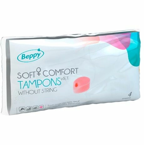 Beppy Soft Comfort Wet Tampons 4 pcs - Anatomical - Anelma Beppy Soft Comfort Wet Tampons 4 pcs