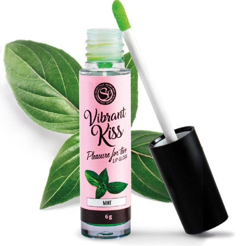 Secret Play Vibrant Kiss Mint Lip Gloss - Refreshing Tingle - Anelma Secret Play Vibrant Kiss Mint Lip Gloss