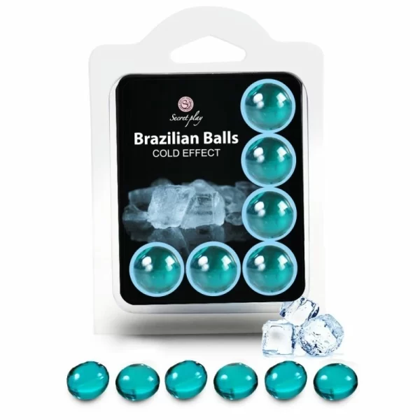 Secret Play Set of 6 Brazilian Capsules with Cooling