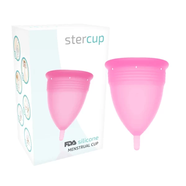 Stercup Menstrual Cup Pink Size - FDA Silicone