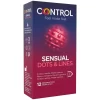 Control Sensual Dots & Lines Latex Condoms 12-Pack