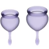 Satisfyer Feel Good Menstrual Cup Set Purple 15ml & 20ml