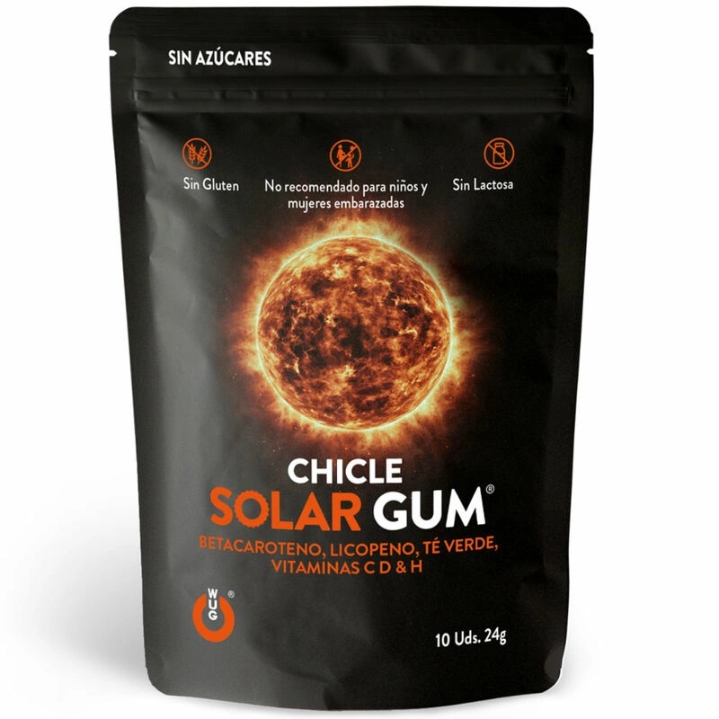 WUG Solar Gum Sun Tanning Supplement 10-Pack - Anelma WUG Solar Gum Sun Tanning Supplement 10-Pack