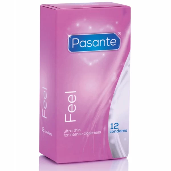Pasante Sensitive Ultra Fine 12-Pack Latex Condoms