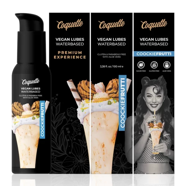 Coquette Chic Desire Vegan Lubricant Cookiefrutti 100ml - Anelma Paraben-Free. Flavored. See formula