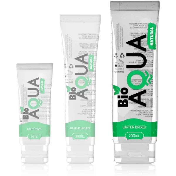 BIOAQUA Water-Based Lubricant 200ml - Natural Ingredients
